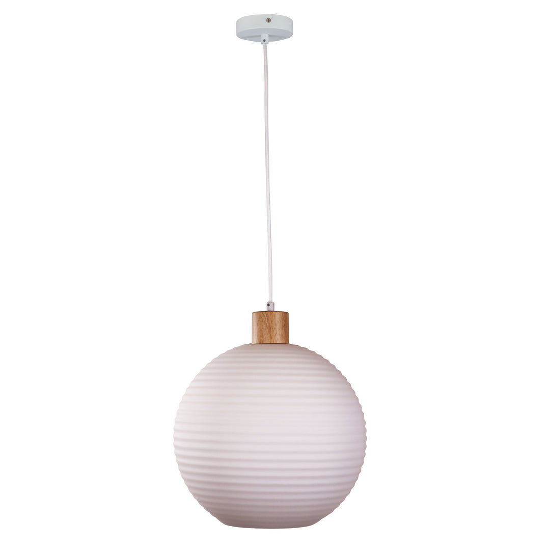 TWILLO TIMBER/OPAL PENDANT 300mm Pendant