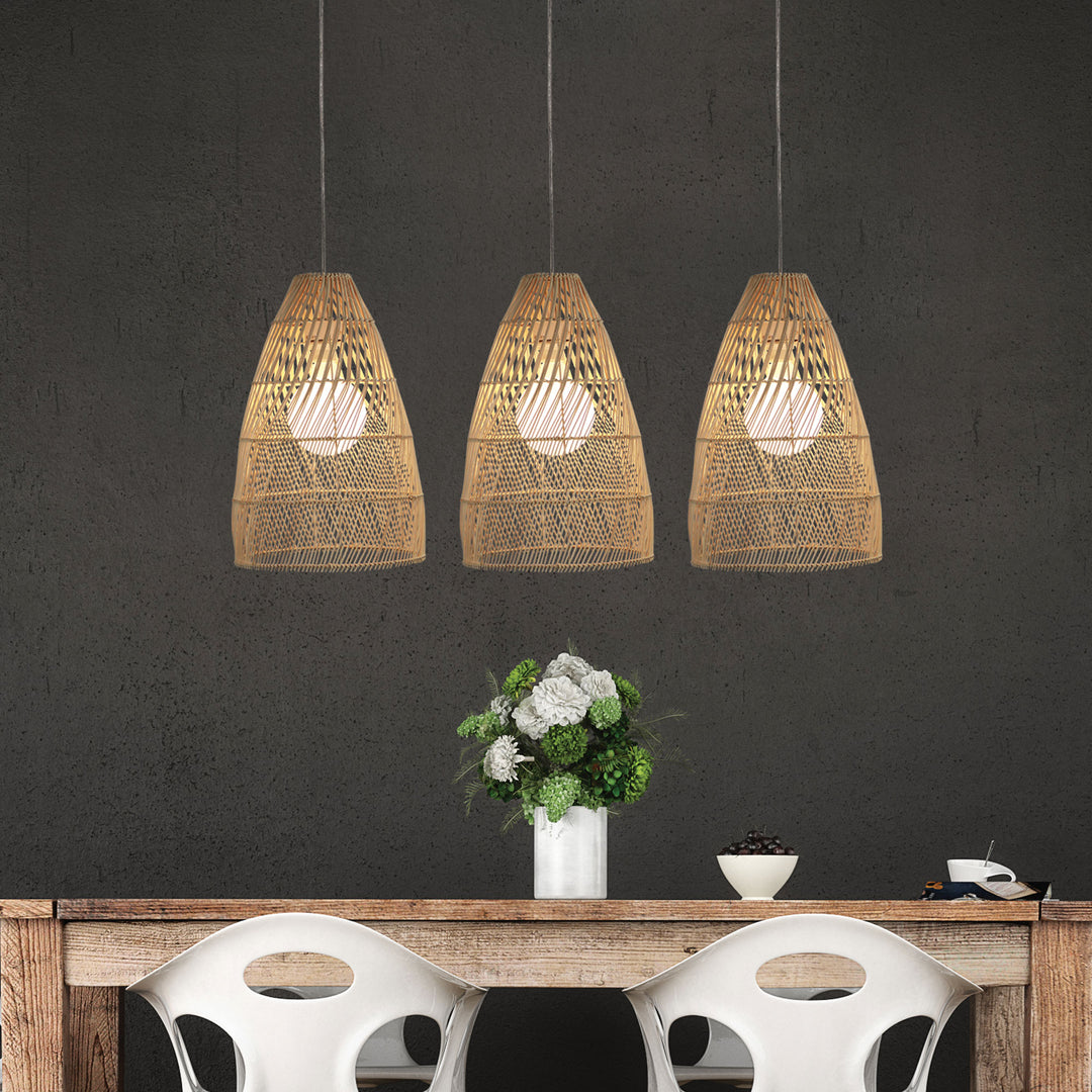 ODEN Natural Rattan Pendant Pendant