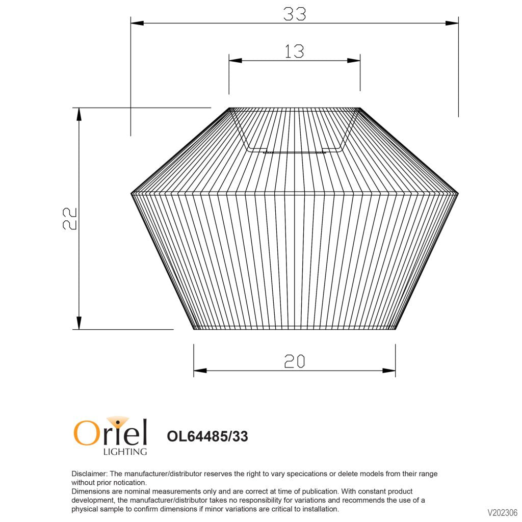 PADANG String Shade Only Pendant