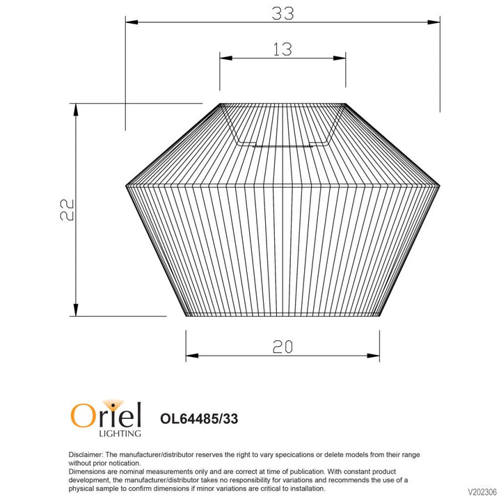 PADANG String Shade Only Pendant