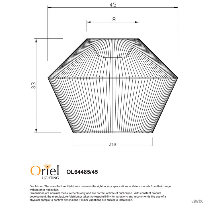 PADANG String Shade Only Pendant