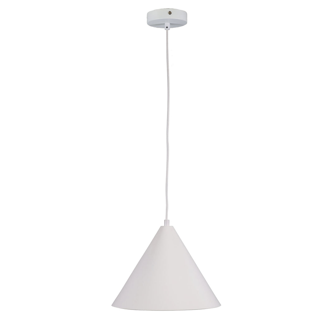 CONIC.28 Stylish Conical Black Pendant White Pendant