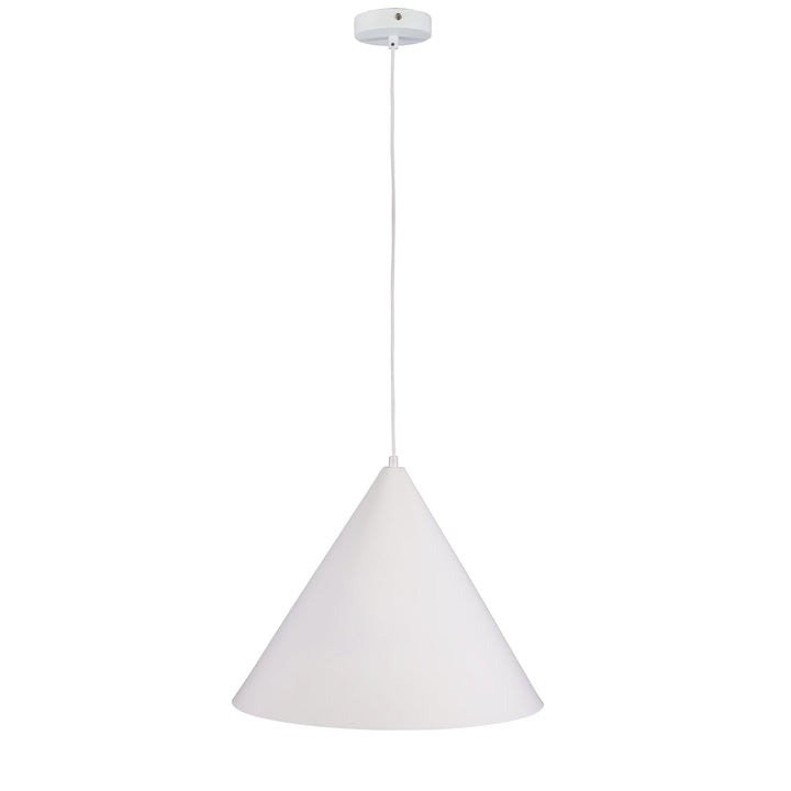 CONIC.45 Stylish Conical Black Pendant White Pendant