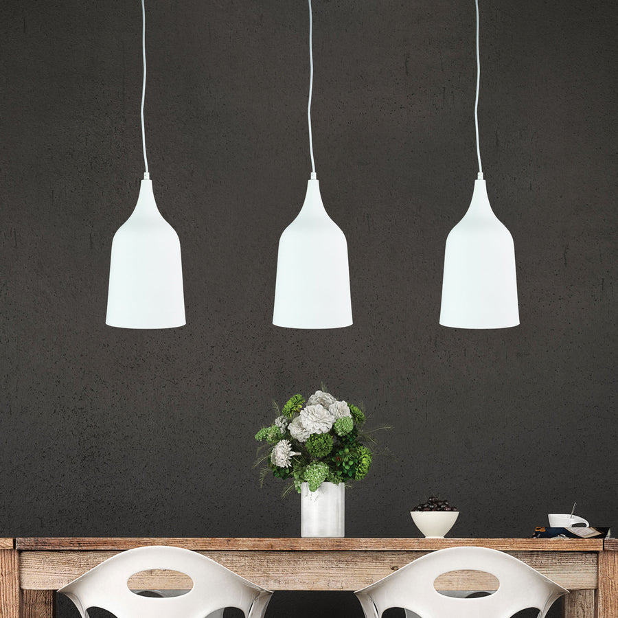 PLATO Contemporary Urban Pendant White Pendant