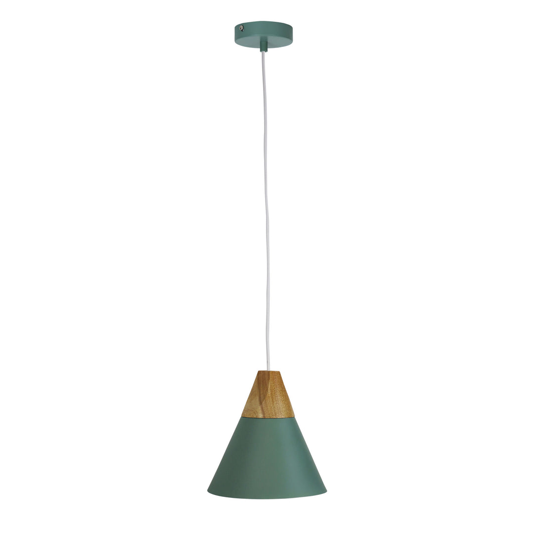TRIGO.20 Stylish Conical Pendant Green Pendant