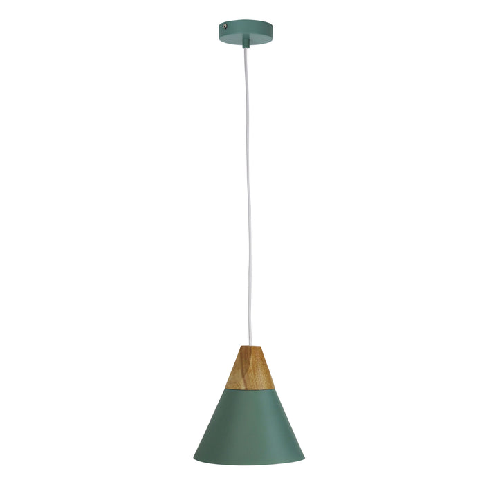 TRIGO.20 Stylish Conical Pendant Green Pendant
