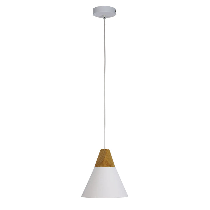 TRIGO.20 Stylish Conical Pendant White Pendant