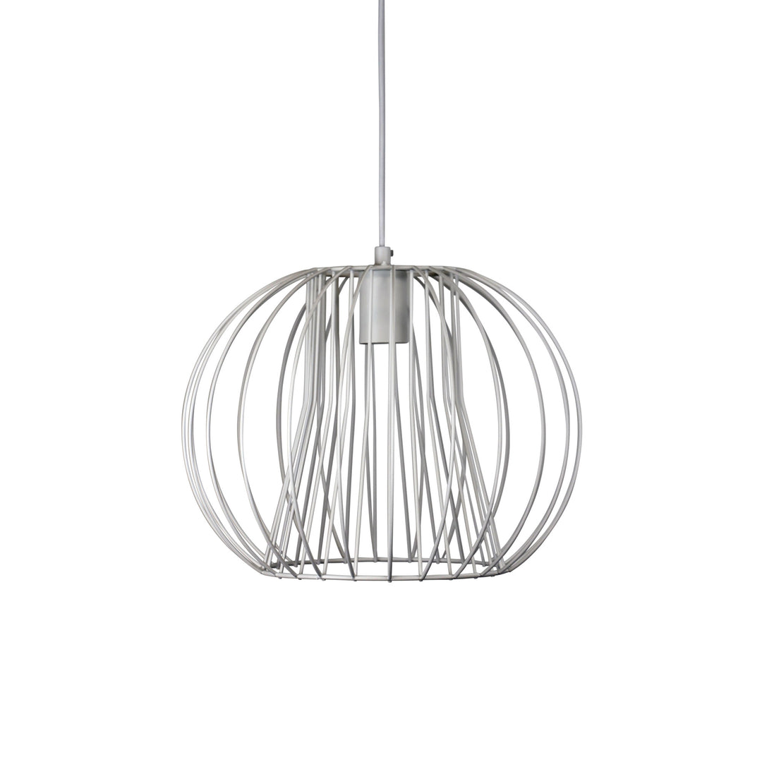 MALO.35 Black Wire Pendant White Pendant