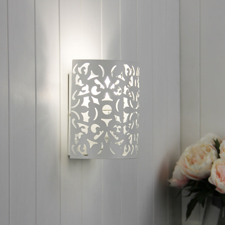 VICKY WALL Laser Cut Metal Wall Mounted Light Pendant