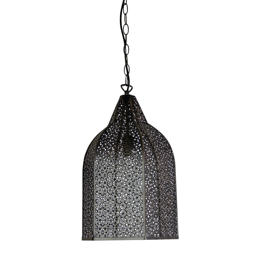 ISTANBUL Antique Rust Laser Cut Metal Pendant in Antique Bronze finish Pendant