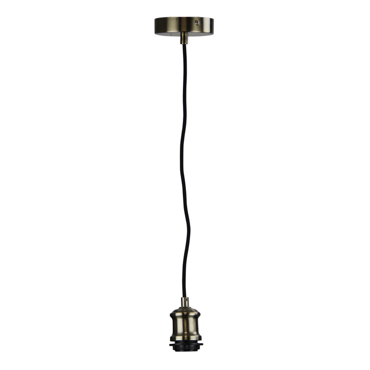 ALBANY CORD Antique Brass Pendant