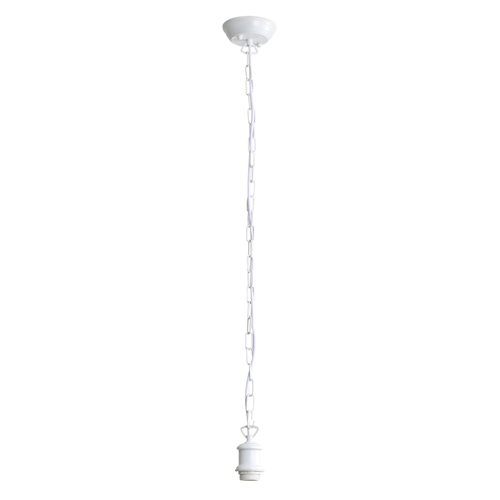 ALBANY CHAIN CORD White Pendant