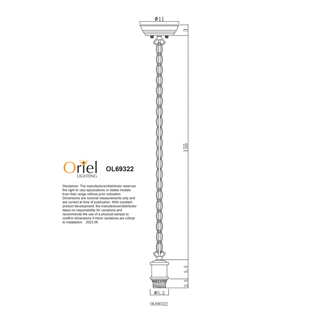 ALBANY CHAIN CORD Pendant