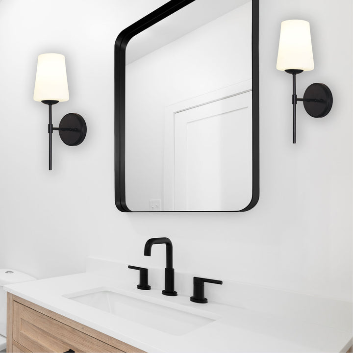 KINBURY Glass Wall Light WALL LIGHT