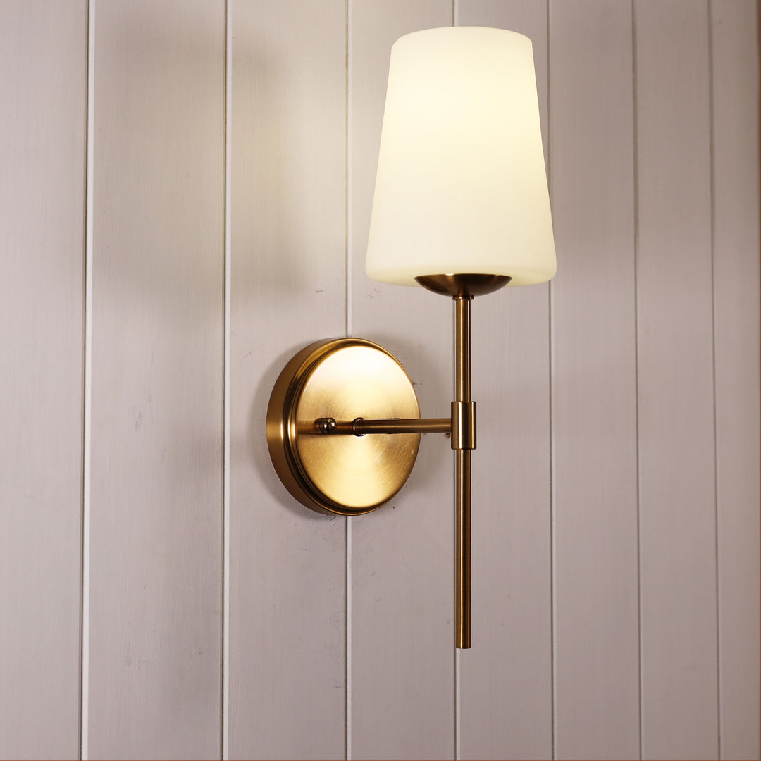 KINBURY Glass Wall Light WALL LIGHT