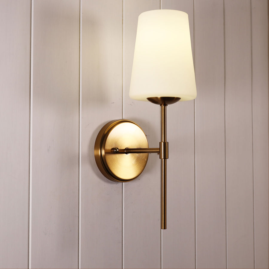 KINBURY Glass Wall Light WALL LIGHT