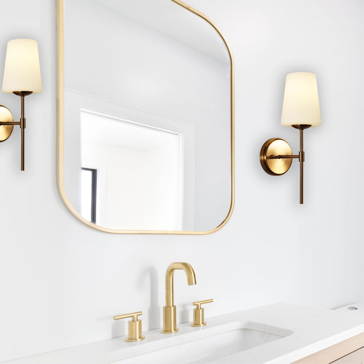 KINBURY Glass Wall Light WALL LIGHT