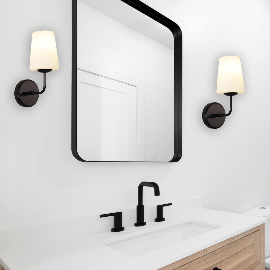 HOPLEY Glass Wall Light WALL LIGHT
