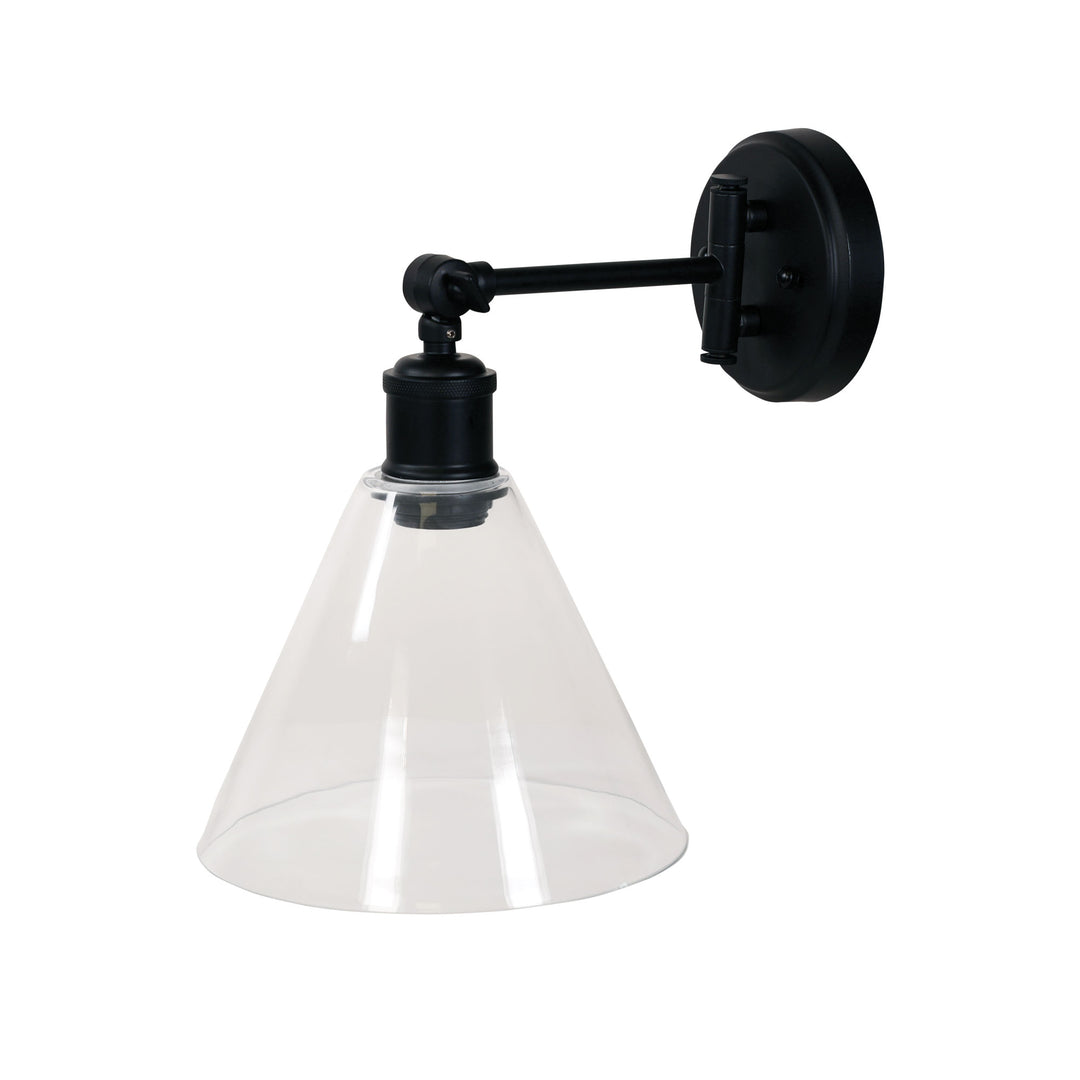 HEATH Swing Arm Wall Light Black WALL LIGHT