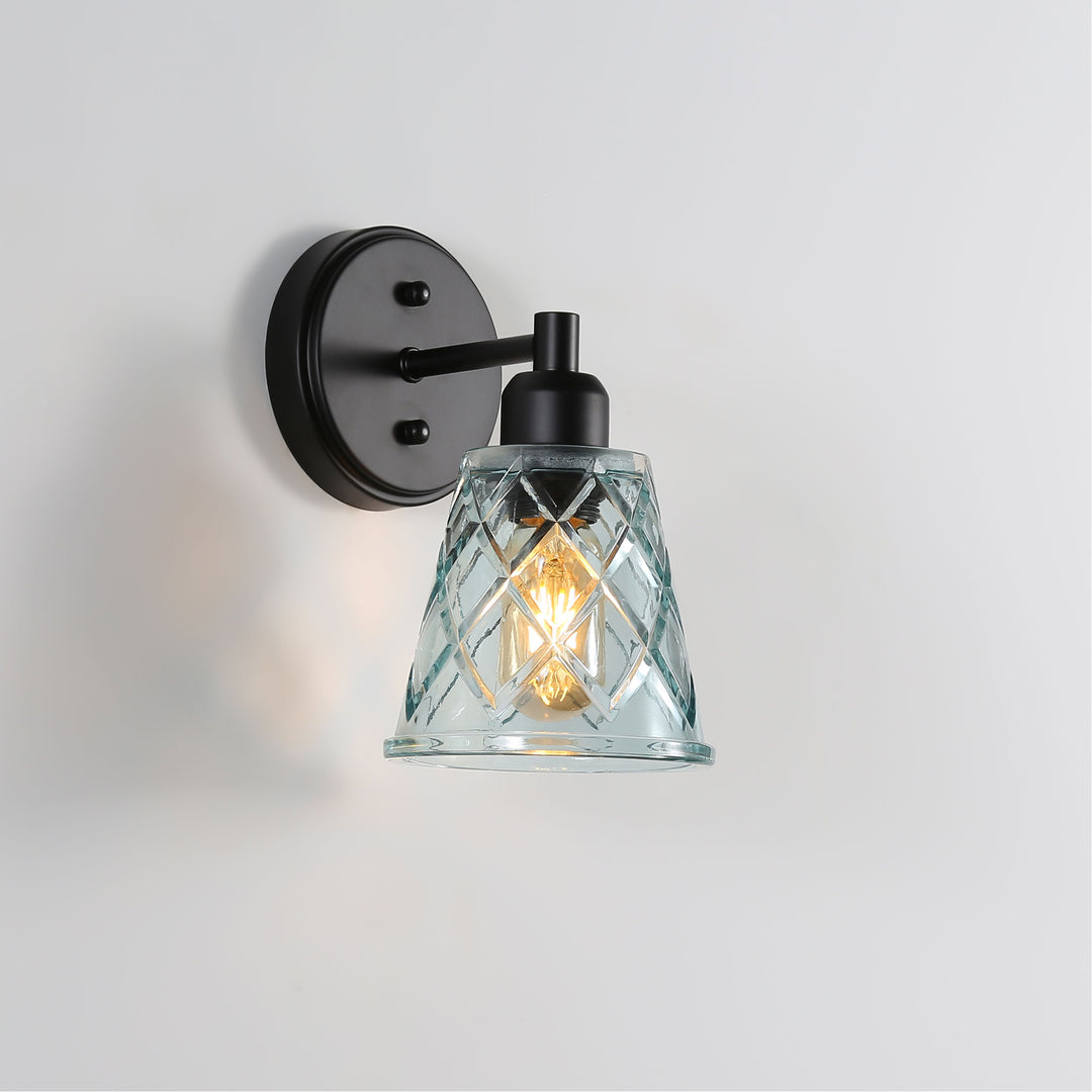 DRAM WALL LIGHT Vintage Cut Glass Wall Light WALL LIGHT