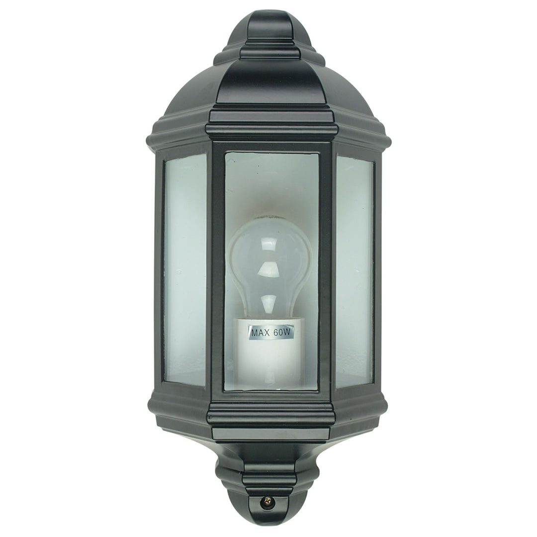 FENCHURCH Traditional Outdoor Wall Sconce Black WALL LIGHT