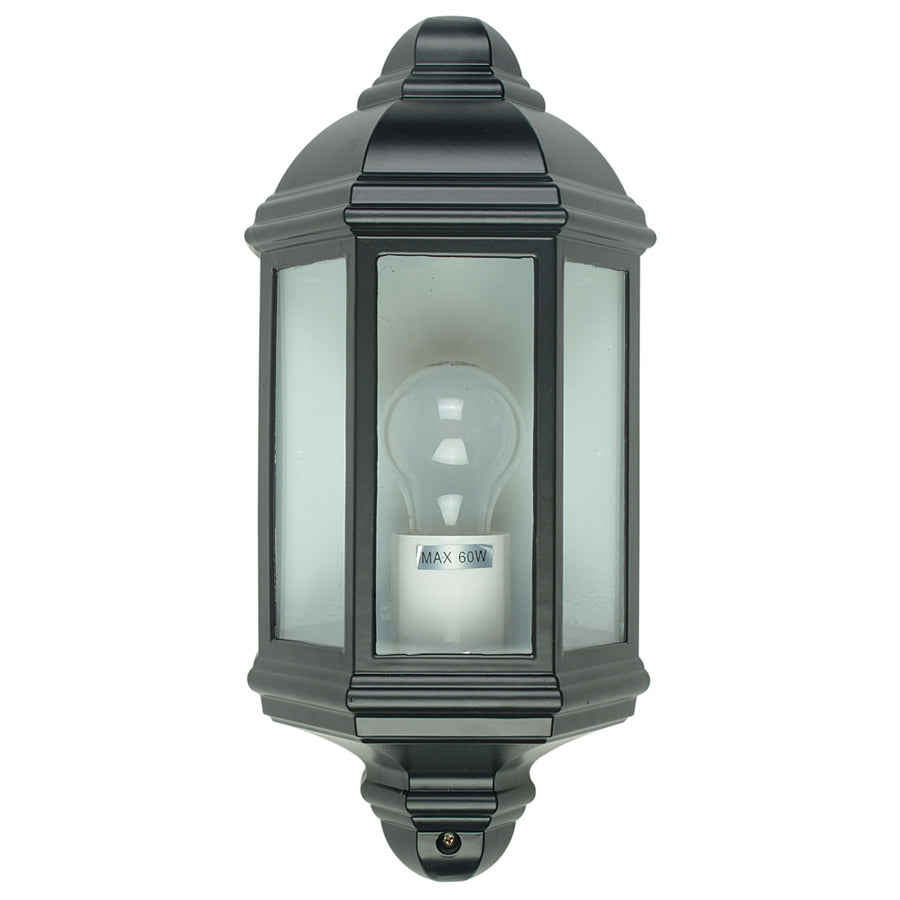 FENCHURCH Traditional Outdoor Wall Sconce Black WALL LIGHT
