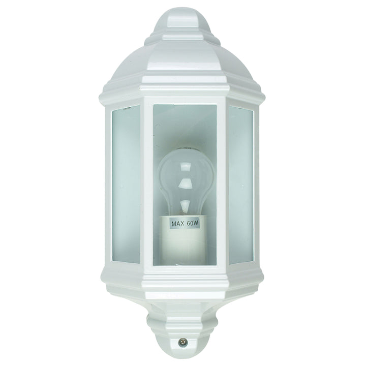 FENCHURCH Traditional Outdoor Wall Sconce White WALL LIGHT