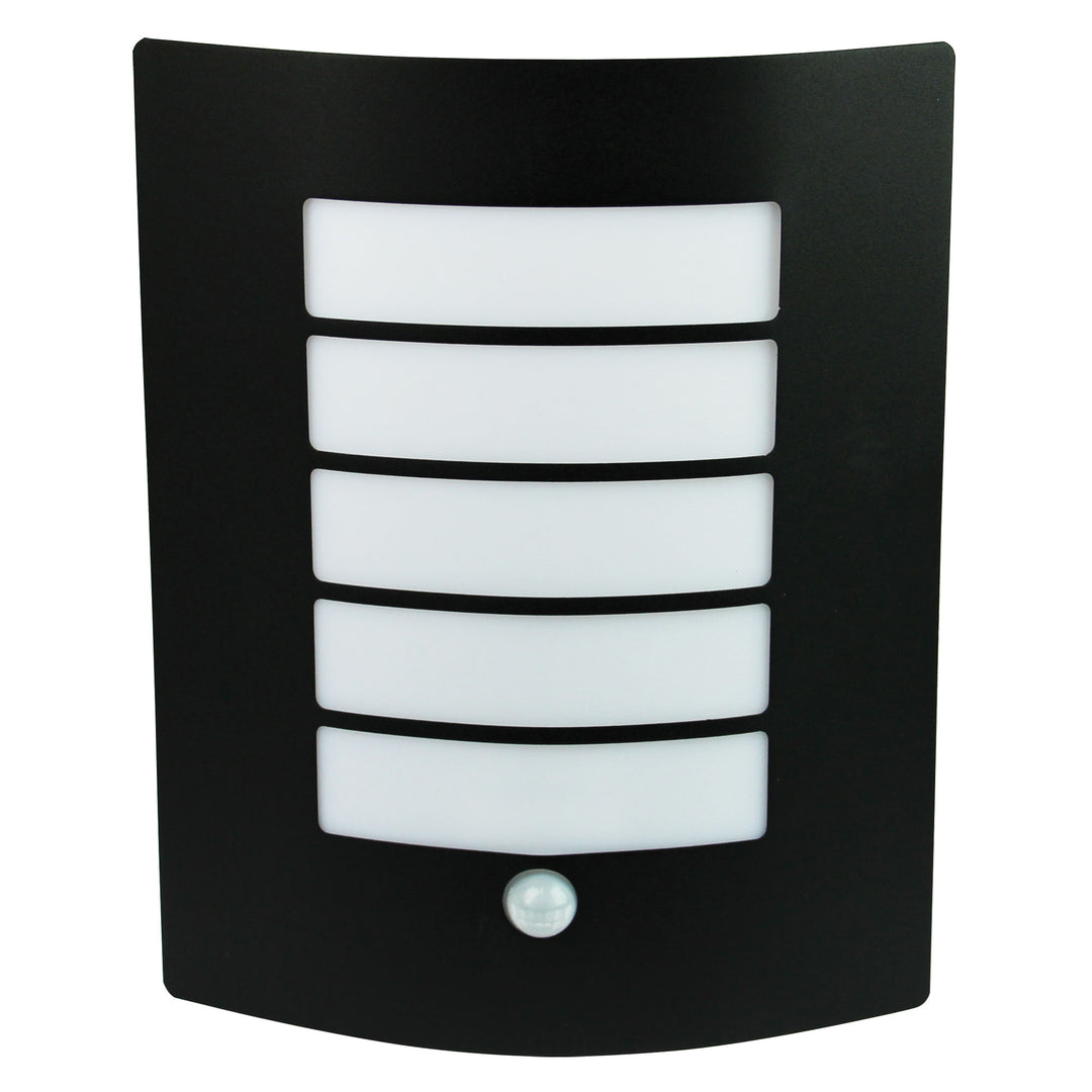 CHEETA SENSOR Outdoor Wall Sconce with Sensor Black WALL LIGHT