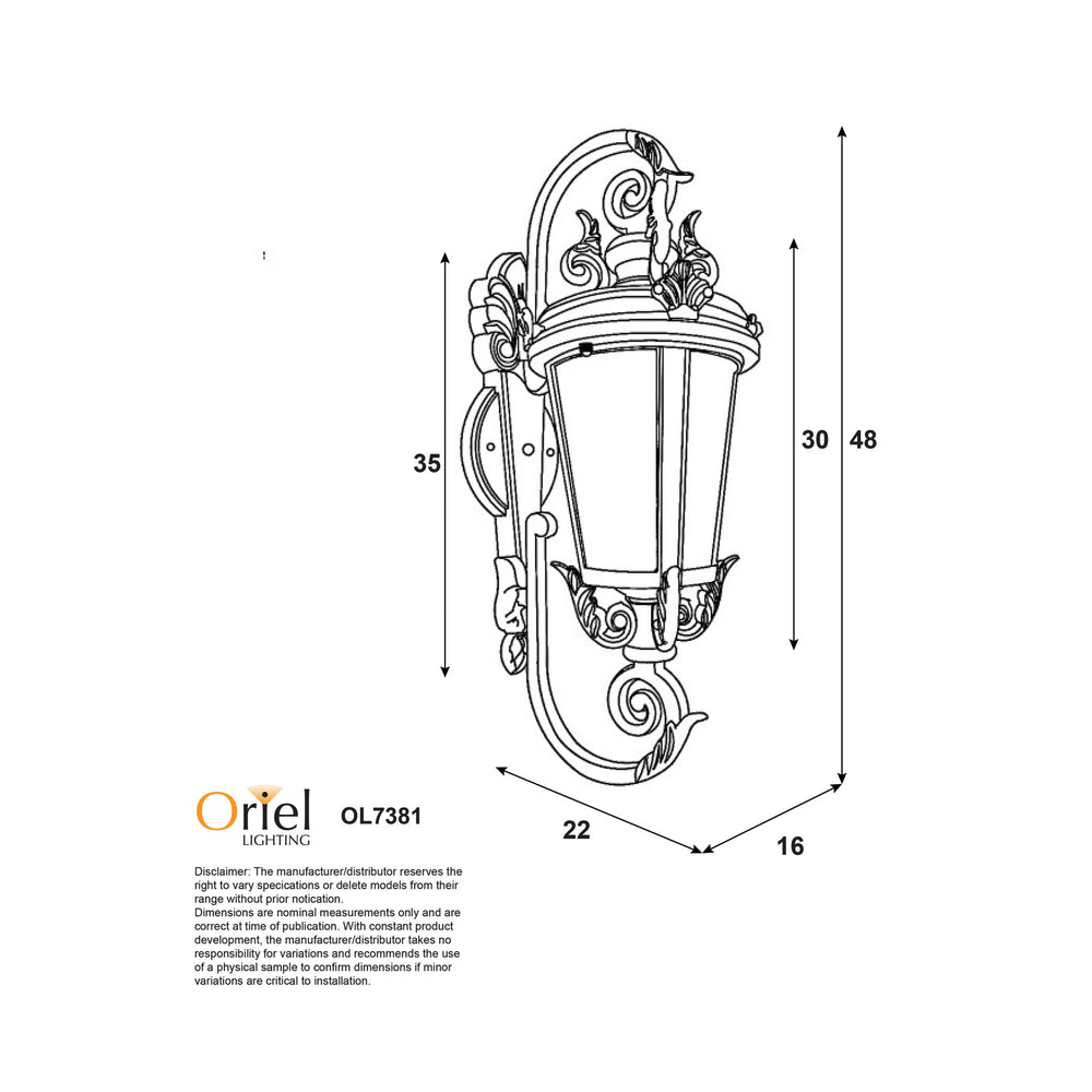 ALBION WALL Traditional Outdoor Wall Light WALL LIGHT