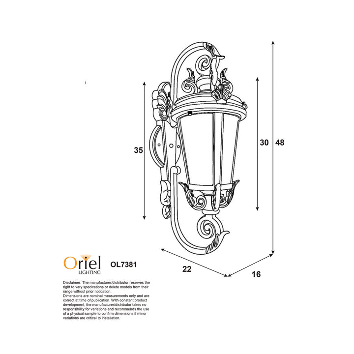 ALBION WALL Traditional Outdoor Wall Light WALL LIGHT