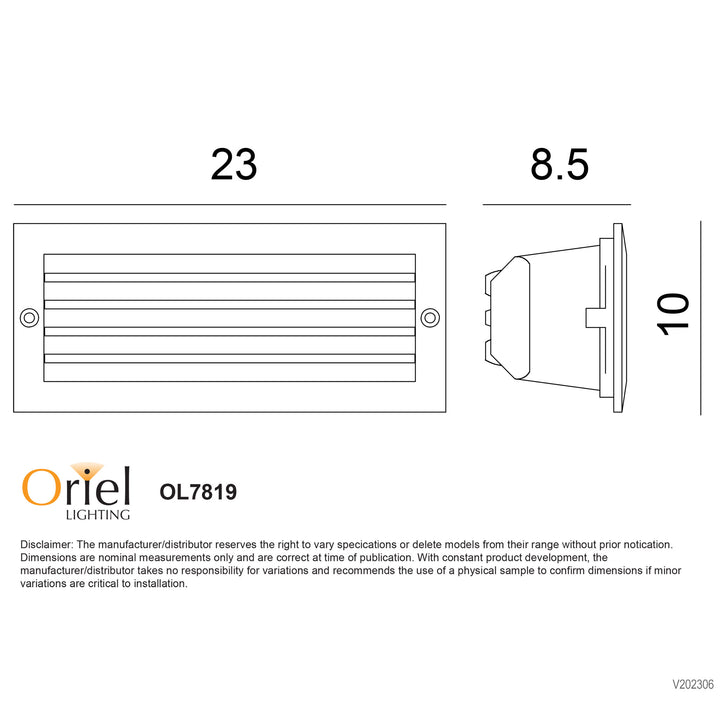 BRICK LIGHT 316 Stainless Steel Brick light