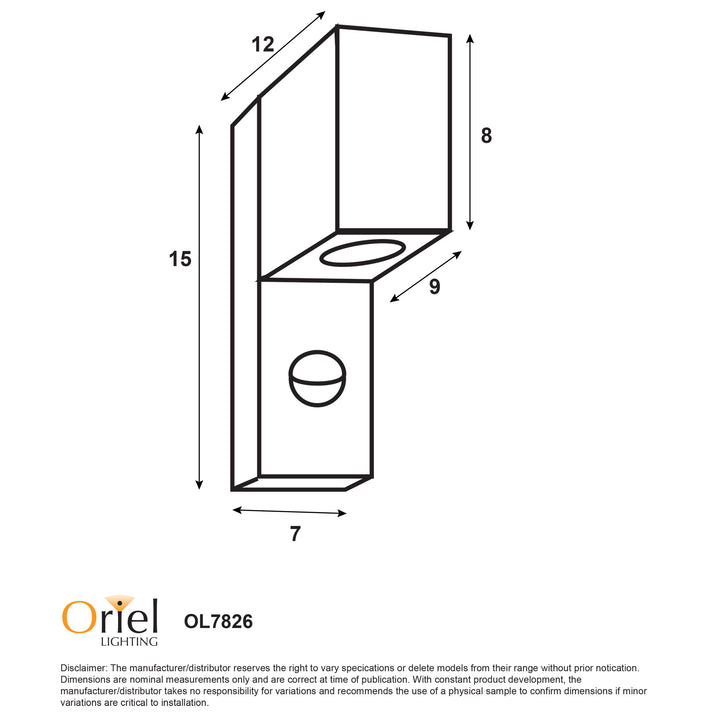 ATLAS Outdoor Sensor Light WALL LIGHT