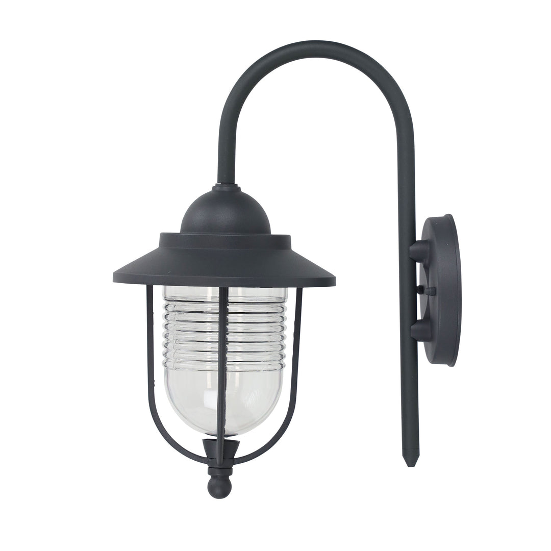 DOMO Contemporary Coach Light Graphite WALL LIGHT