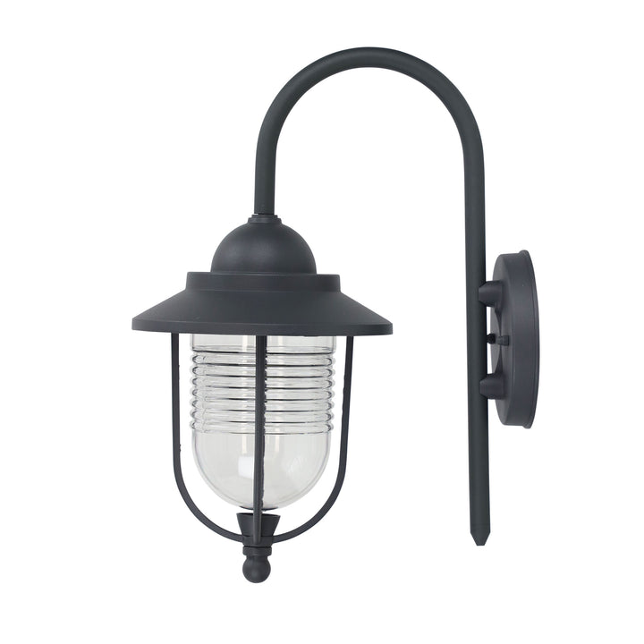DOMO Contemporary Coach Light Graphite WALL LIGHT