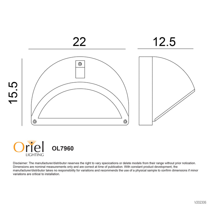 CHEVAL Classic Outdoor IP54 WALL LIGHT