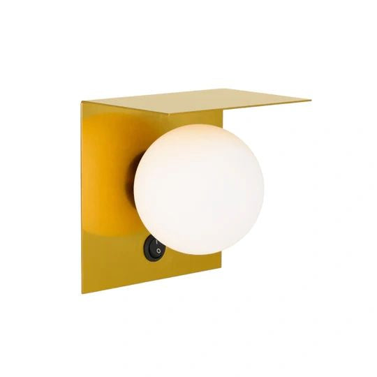 TELBIX OLIO 1 LIGHT WALL LIGHT ANTIQUE GOLD WALL LIGHT