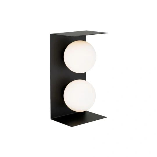 TELBIX OLIO 2 LIGHTS WALL LIGHT BLACK WALL LIGHT