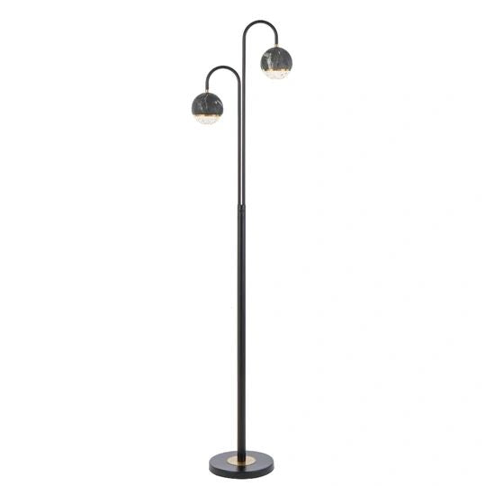 TELBIX ONETA 2 LIGHTS FLOOR LAMP BLACK Floor Lamp