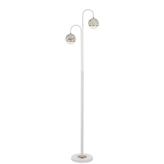 TELBIX ONETA 2 LIGHTS FLOOR LAMP WHITE Floor Lamp