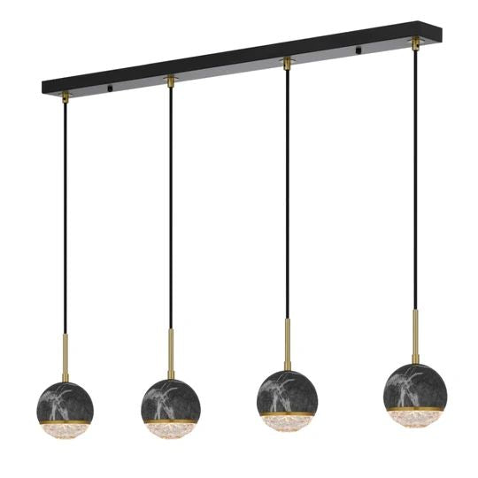 TELBIX ONETA 4 LIGHTS PENDANT BLACK Pendant