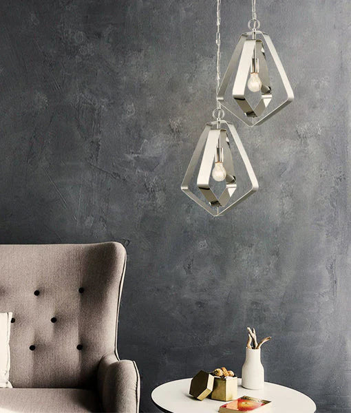 ORBITA: Bohemian Polished Nickel Hardware Pendant Light Pendant