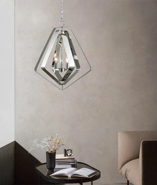 ORBITA: Bohemian Polished Nickel Hardware Pendant Light Pendant