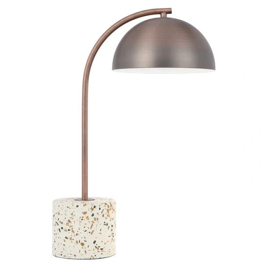 TELBIX ORTEZ TABLE LAMP WHITE TERRAZZO TABLE LAMP