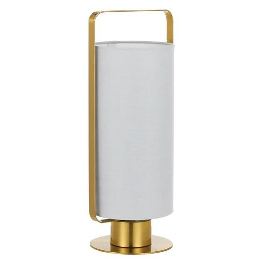 TELBIX ORWEL TABLE LAMP GREY ANTIQUE GOLD TABLE LAMP