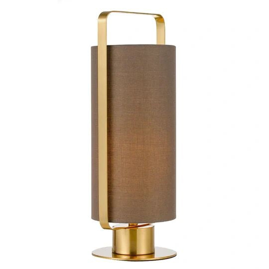 TELBIX ORWEL TABLE LAMP MOCHA ANTIQUE GOLD TABLE LAMP