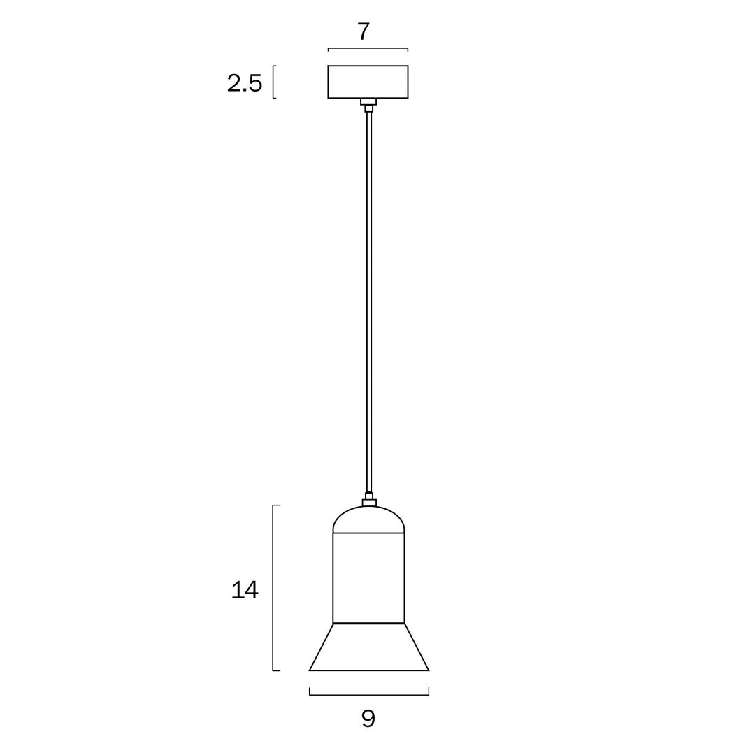 TELBIX PARKER LED PENDANT 9CM/16cm Pendant