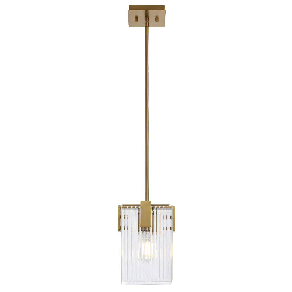 PELION 1 LIGHT PENDANT Antique Gold Pendant