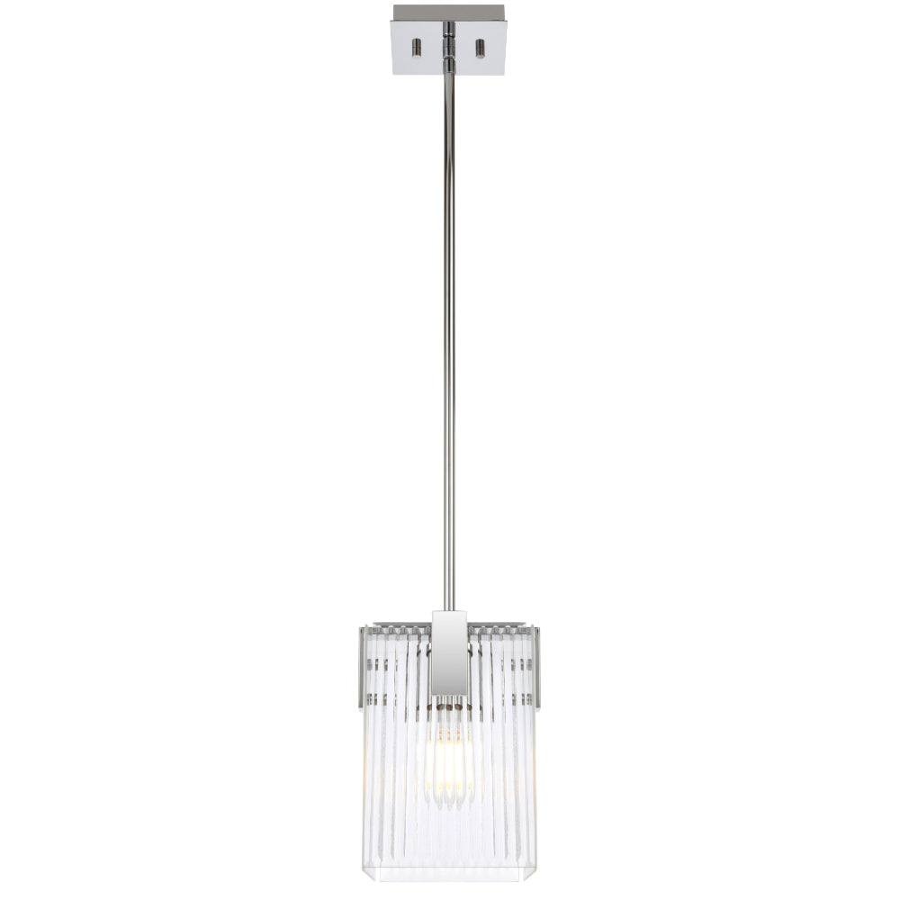 PELION 1 LIGHT PENDANT Chrome Pendant