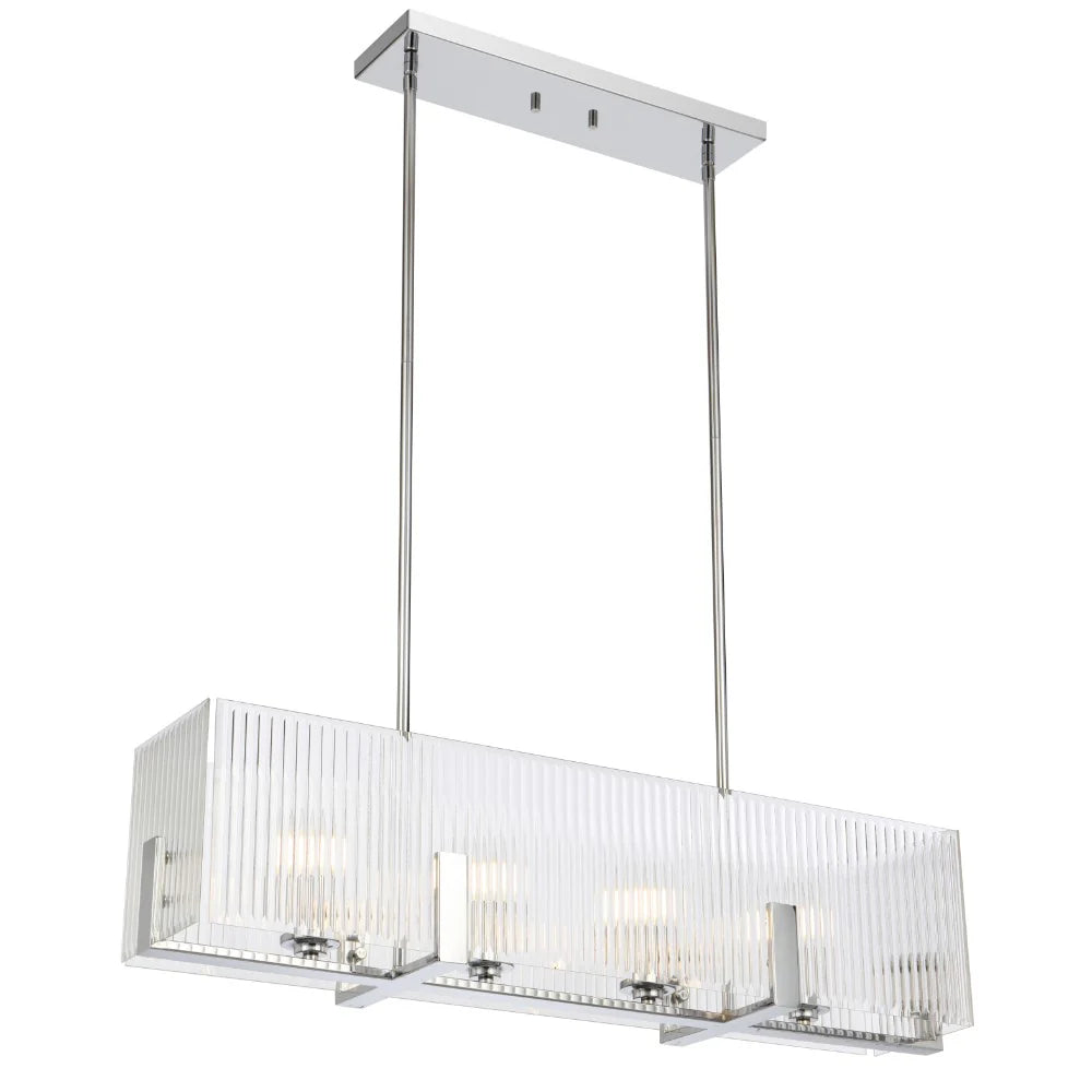 PELION 4 LIGHT PENDANT Chrome Pendant