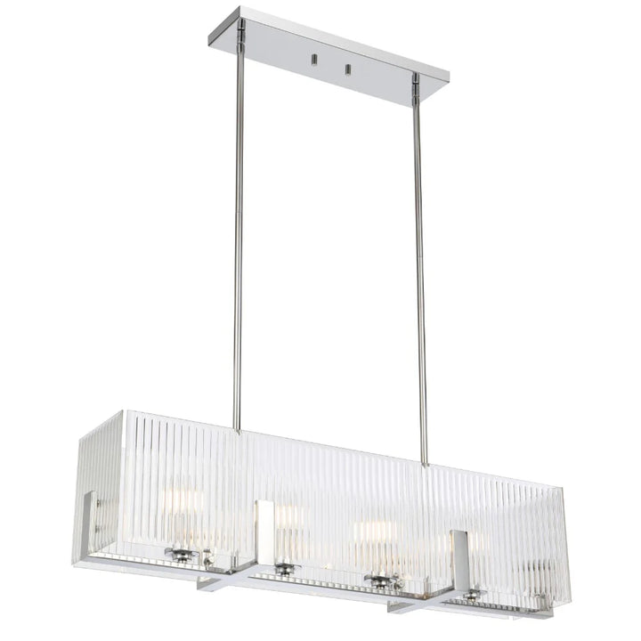 PELION 4 LIGHT PENDANT Chrome Pendant